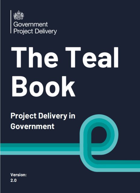 The Teal Book cover page